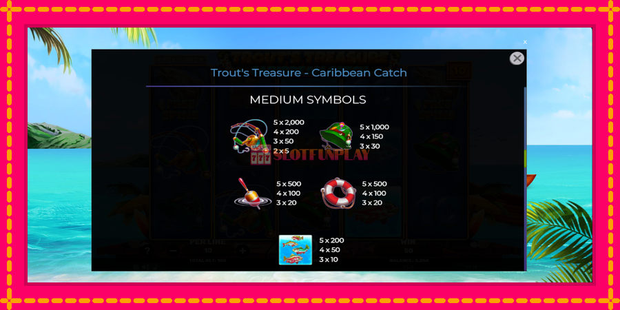 Trouts Treasure Caribbean Catch - automato com gráficos brilhantes, foto 6