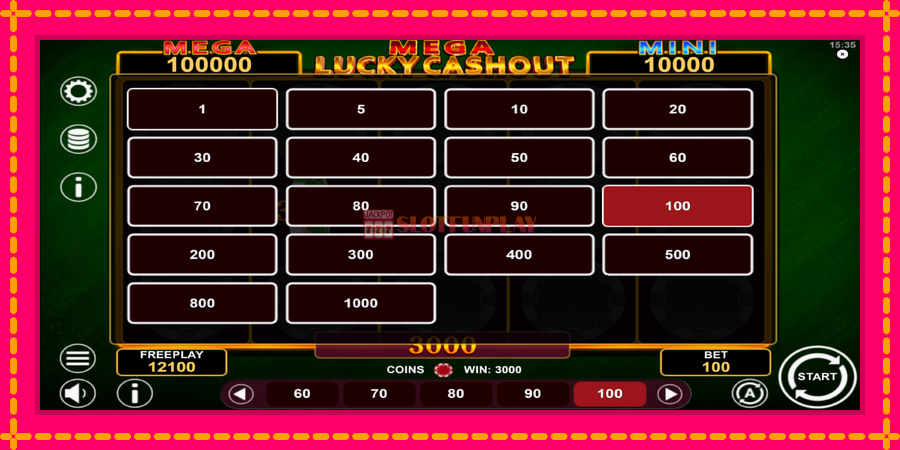 Mega Lucky Cashout - automato com gráficos brilhantes, foto 7