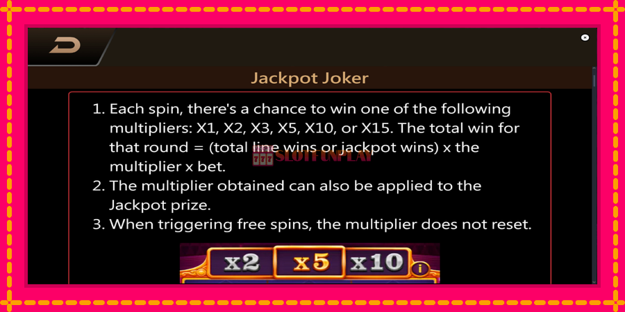 Jackpot Joker - automato com gráficos brilhantes, foto 6