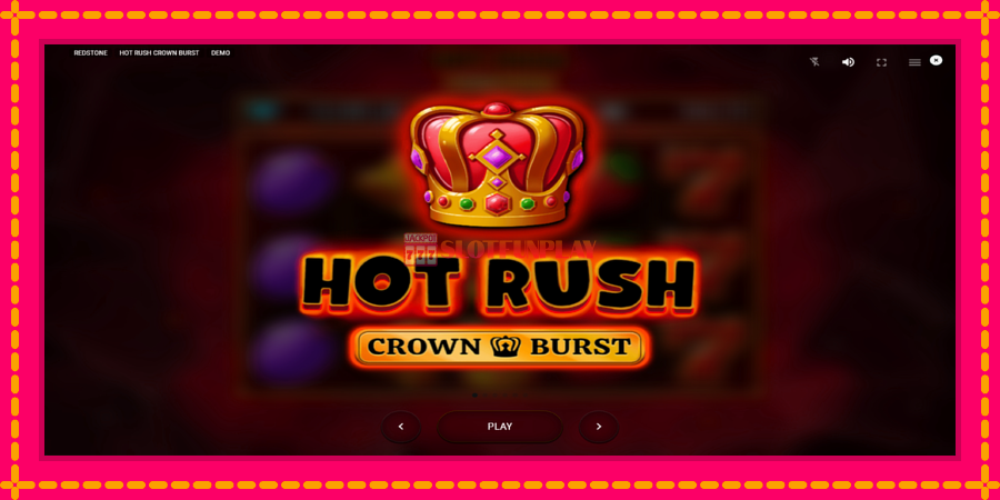 Hot Rush Crown Burst - automato com gráficos brilhantes, foto 1