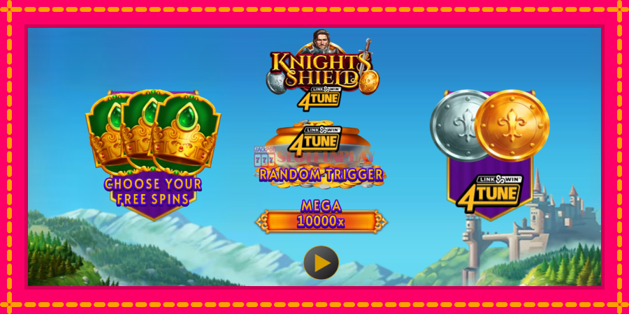 Knights Shield Link & Win 4Tune - automato com gráficos brilhantes, foto 1