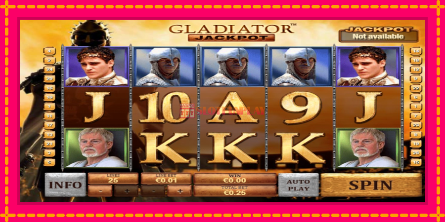 Gladiator Jackpot - automato com gráficos brilhantes, foto 1