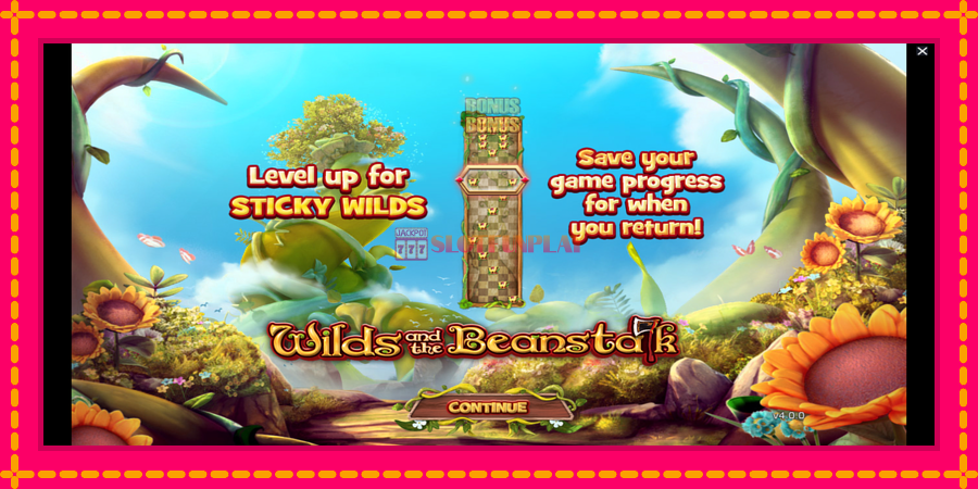 Wilds and the Beanstalk - automato com gráficos brilhantes, foto 1