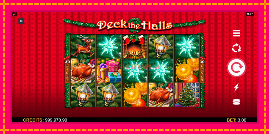 Deck The Halls - automato com gráficos brilhantes, foto 1