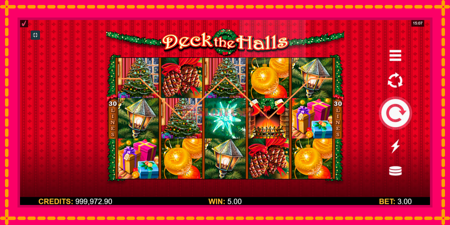 Deck The Halls - automato com gráficos brilhantes, foto 2