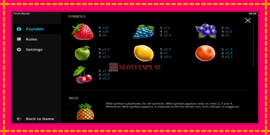 Fruitburst - automato com gráficos brilhantes, foto 4