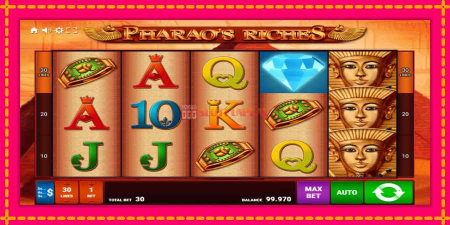 Pharaos Riches - automato com gráficos brilhantes, foto 1