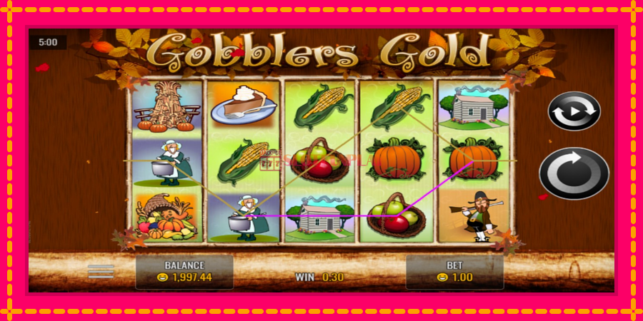 Gobblers Gold - automato com gráficos brilhantes, foto 2