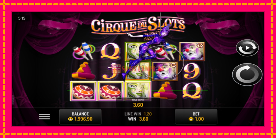 Cirque du Slots - automato com gráficos brilhantes, foto 2