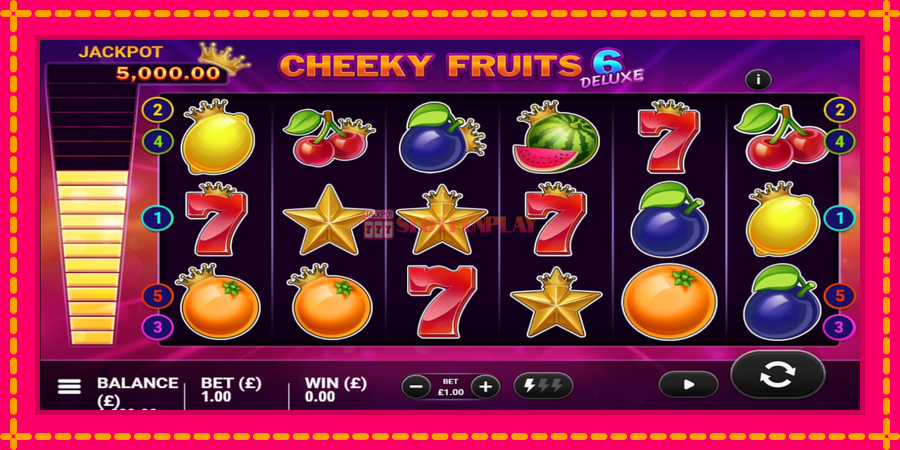 Cheeky Fruits 6 Deluxe - automato com gráficos brilhantes, foto 1