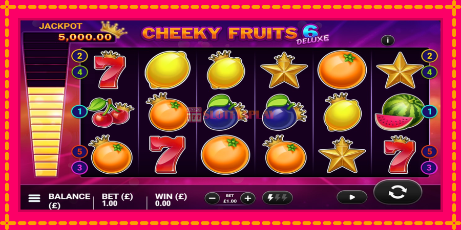 Cheeky Fruits 6 Deluxe - automato com gráficos brilhantes, foto 2