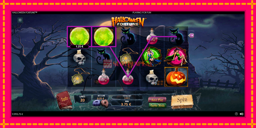 Halloween Fortune - automato com gráficos brilhantes, foto 2