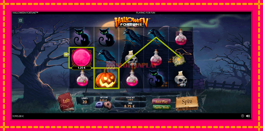 Halloween Fortune - automato com gráficos brilhantes, foto 4