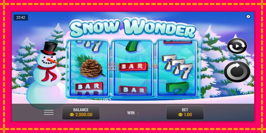 Snow Wonder - automato com gráficos brilhantes, foto 1