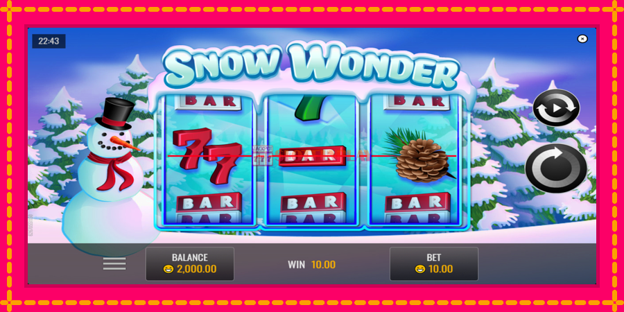 Snow Wonder - automato com gráficos brilhantes, foto 2