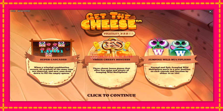 Get The Cheese - automato com gráficos brilhantes, foto 1