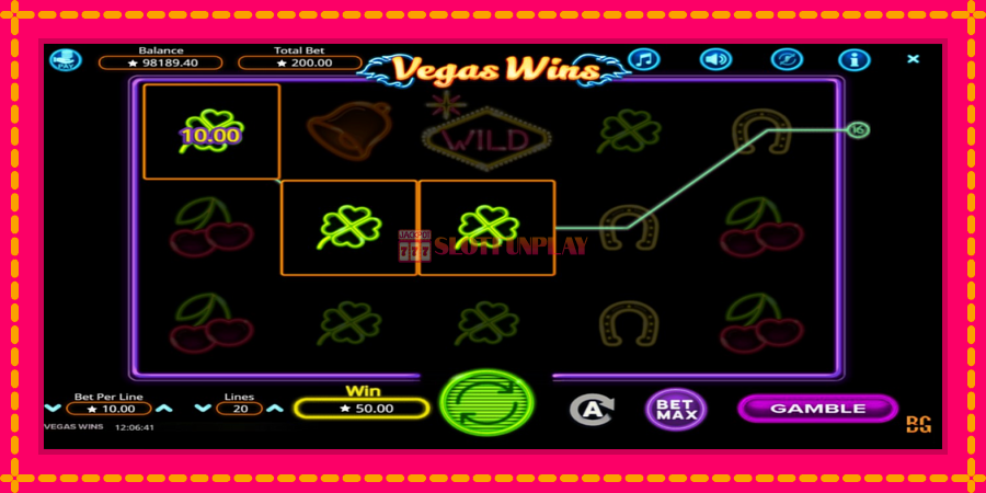 Vegas Wins - automato com gráficos brilhantes, foto 4