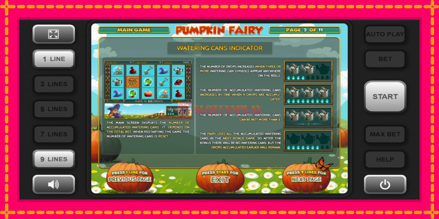 Pumpkin Fairy - automato com gráficos brilhantes, foto 5