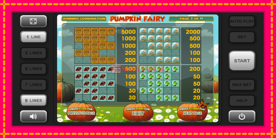 Pumpkin Fairy - automato com gráficos brilhantes, foto 6