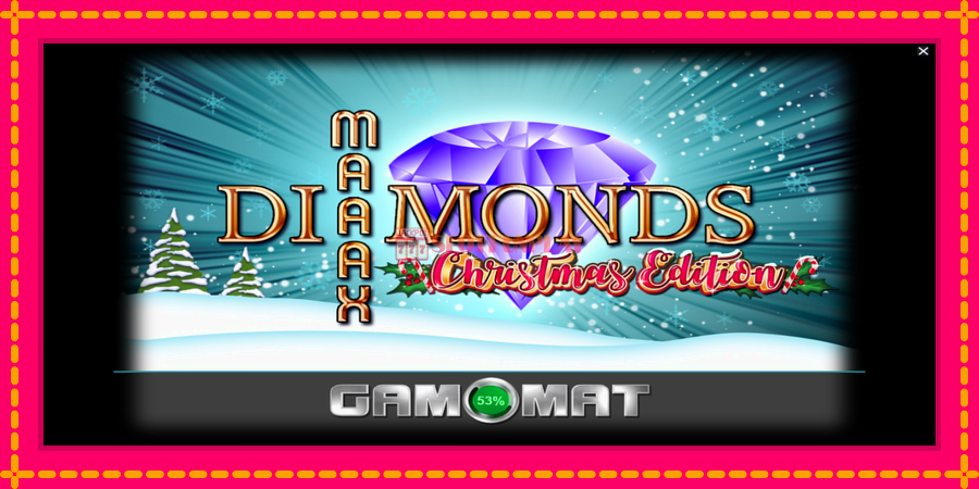 Maaax Diamonds Christmas Edition - automato com gráficos brilhantes, foto 1