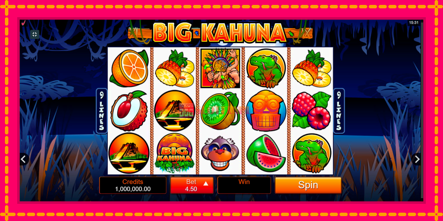 Big Kahuna - automato com gráficos brilhantes, foto 1