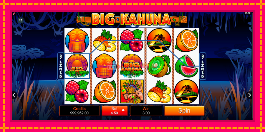 Big Kahuna - automato com gráficos brilhantes, foto 3