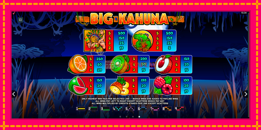 Big Kahuna - automato com gráficos brilhantes, foto 7