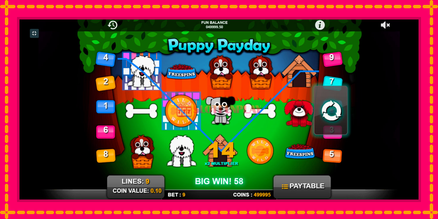 Puppy Payday - automato com gráficos brilhantes, foto 2