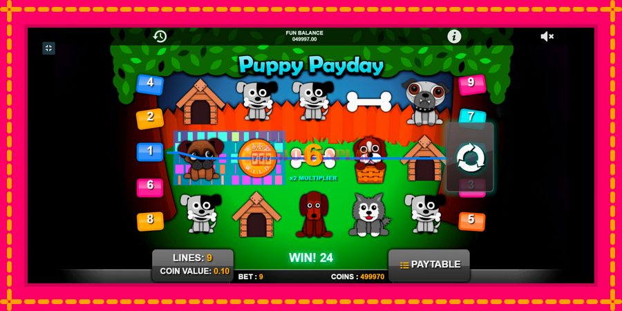 Puppy Payday - automato com gráficos brilhantes, foto 4