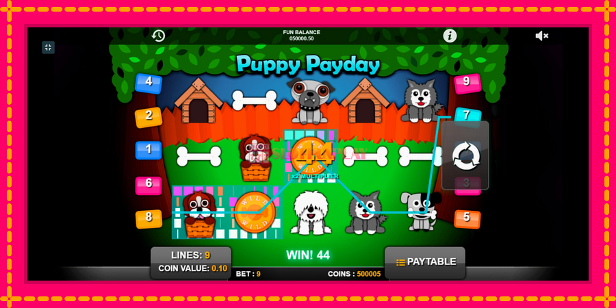 Puppy Payday - automato com gráficos brilhantes, foto 5