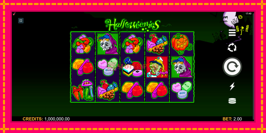 Halloweenies - automato com gráficos brilhantes, foto 1