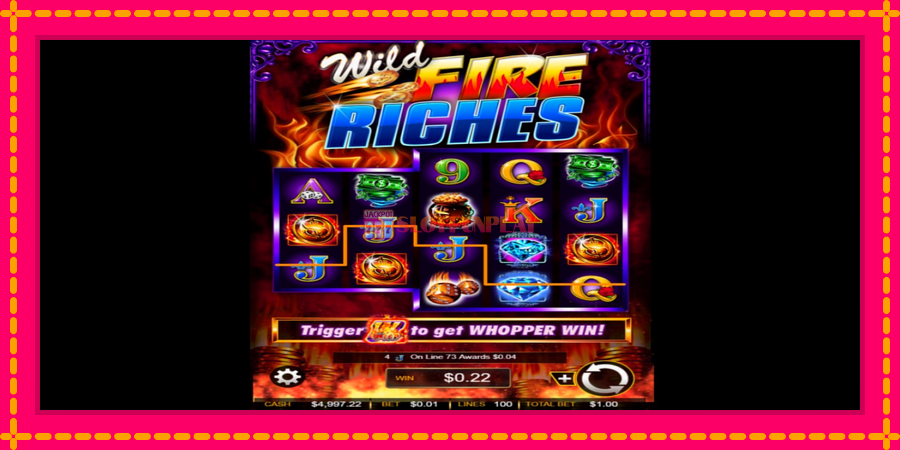 Wild Fire Riches - automato com gráficos brilhantes, foto 2