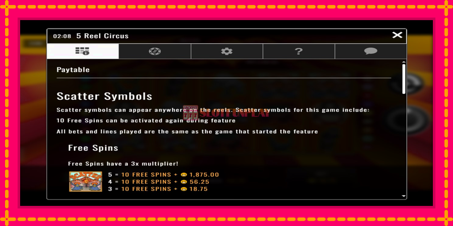 5 Reel Circus - automato com gráficos brilhantes, foto 3
