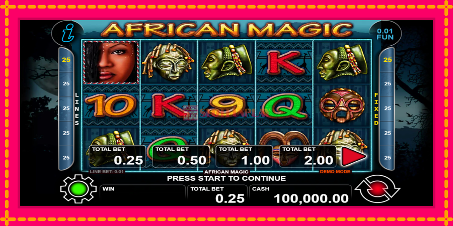 African Magic - automato com gráficos brilhantes, foto 1