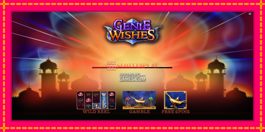 Genie Wishes - automato com gráficos brilhantes, foto 1