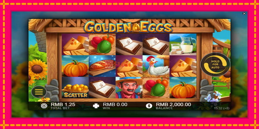 Golden Eggs - automato com gráficos brilhantes, foto 2