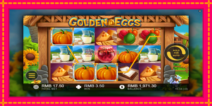 Golden Eggs - automato com gráficos brilhantes, foto 4