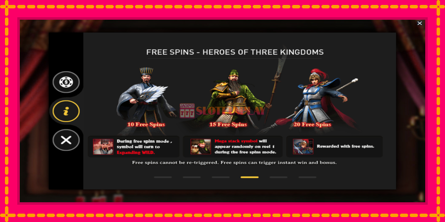 Three Kingdoms - automato com gráficos brilhantes, foto 7