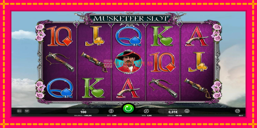 Musketeer Slot - automato com gráficos brilhantes, foto 2