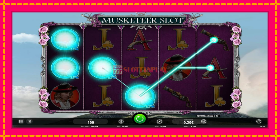 Musketeer Slot - automato com gráficos brilhantes, foto 3