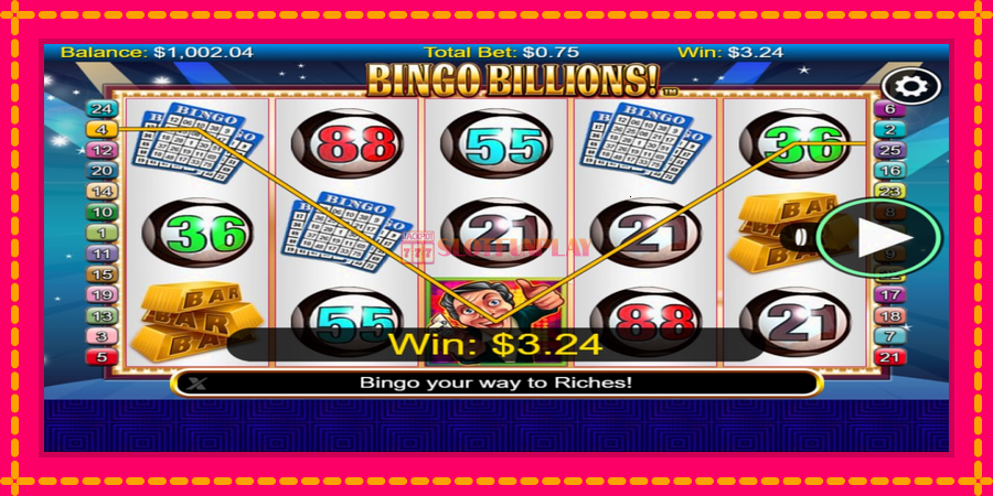 Bingo Billions - automato com gráficos brilhantes, foto 3