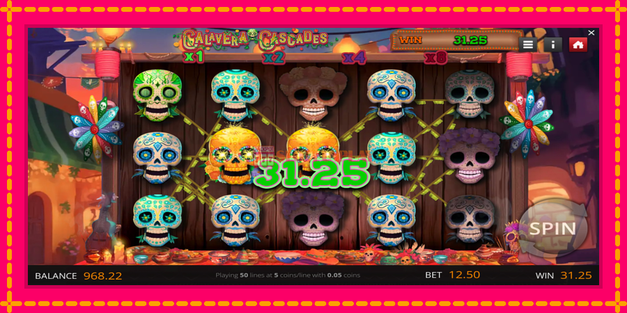 Calavera Cascades - automato com gráficos brilhantes, foto 2