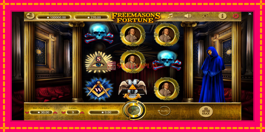 Freemasons Fortune - automato com gráficos brilhantes, foto 2