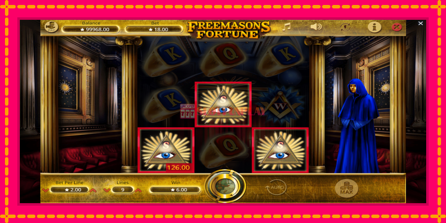 Freemasons Fortune - automato com gráficos brilhantes, foto 4