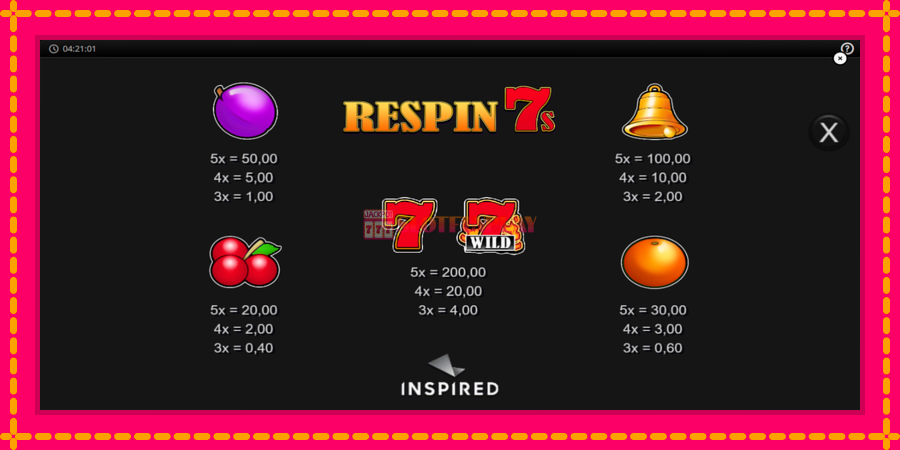 Respin 7s - automato com gráficos brilhantes, foto 6