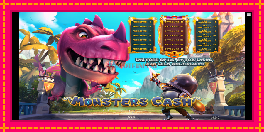 Monsters Cash - automato com gráficos brilhantes, foto 1