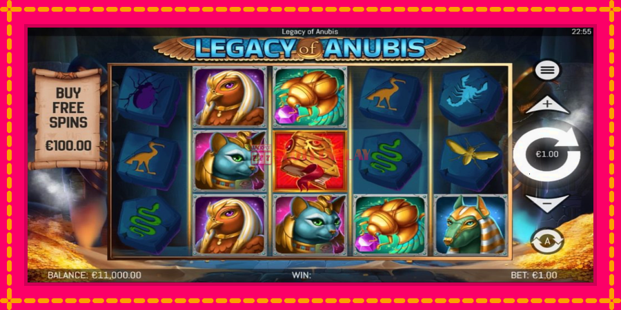 Legacy of Anubis - automato com gráficos brilhantes, foto 2