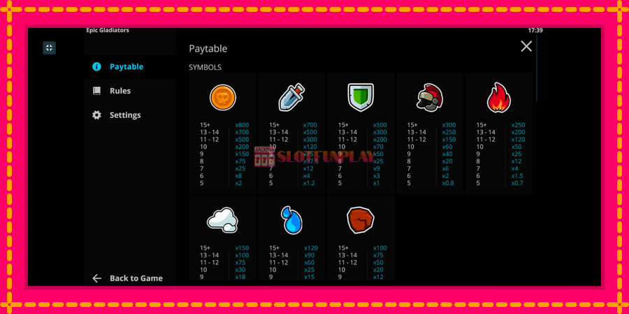 Epic Gladiators - automato com gráficos brilhantes, foto 6