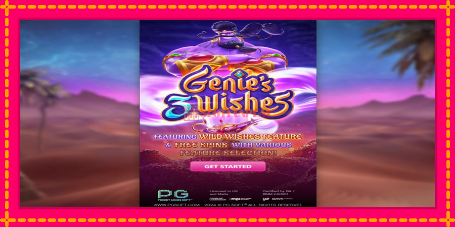 Genies 3 Wishes - automato com gráficos brilhantes, foto 1