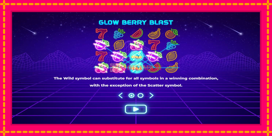 Glow Berry Blast - automato com gráficos brilhantes, foto 1